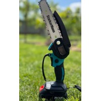 Аккумуляторная мини-пила StarkerMann 21В 3.0 Ач, 6" (1ш. 1ц.) (с АКБ 2шт та зар. устр.)