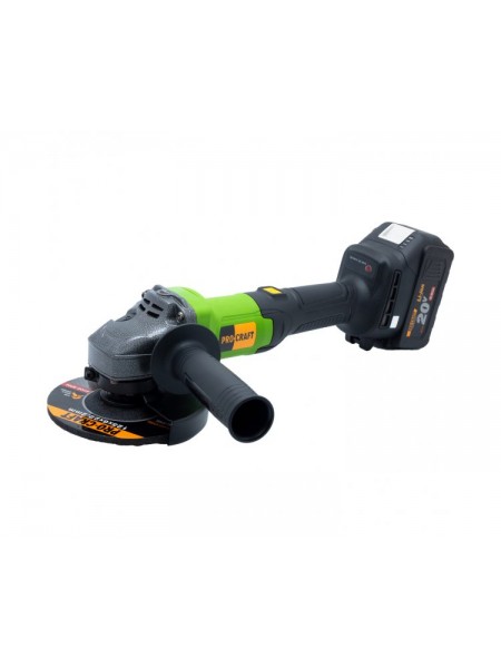 Аккумуляторная болгарка Procraft PGA20