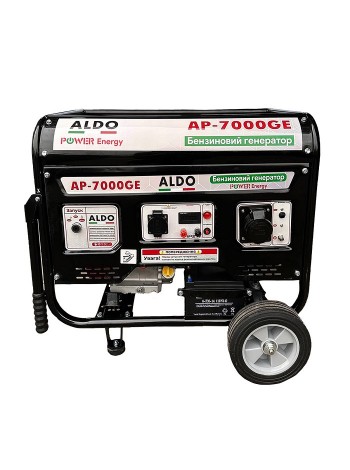 Генератор бензиновый ALDO AP-7000GE (6.5-7.0 кВт, электростартер)
