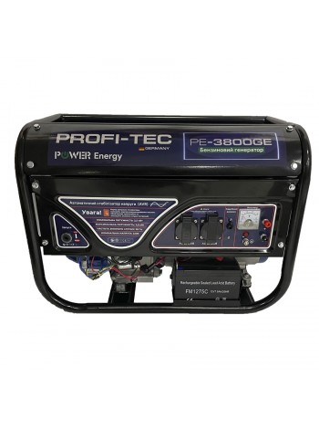 Генератор бензиновий PROFI-TEC PE-3800GE (3,8 кВт) (електростартер)