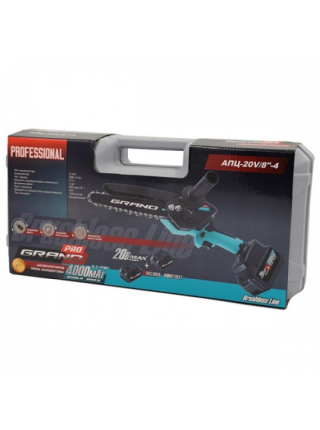 Аккумуляторная цепная мини-пила GRAND PRO АПЦ-20V/8-4