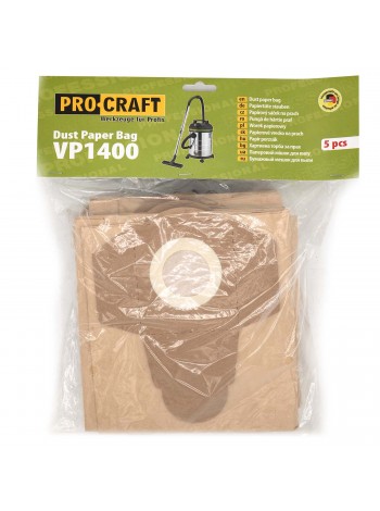Мішок для пилу паперовий Procraft VP1400