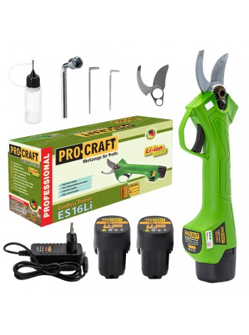 Акумуляторний секатор Procraft ES16Li