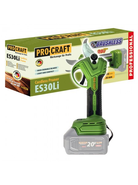 Акумуляторний секатор Procraft ES30Li (без акб та зп)