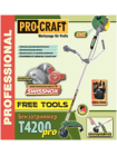 Бензокоса ProCraft T-4200 Pro Free Tools 