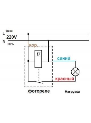 Фотореле Horoz HL 472 25А (сумеречное реле)