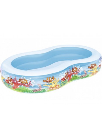 Бассейн Bestway 54118 Подводный мир 262х157х46 см 