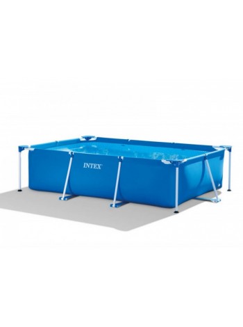 Басейн каркасний Rectangular Frame Pool Intex 260x160x65 см (28271) (58980)