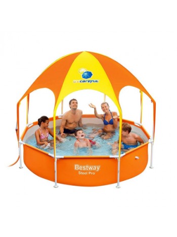 Бассейн каркасный с навесом BestWay (56432) 
