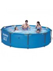 Бассейн каркасный BestWay (56406) 305х76 см Сірий