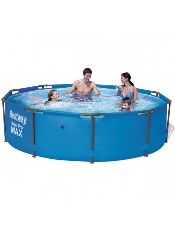 Бассейн каркасный BestWay (56406) 305х76 см Сірий