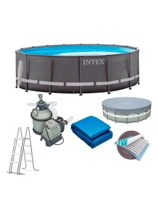 Каркасный бассейн Intex (28310)(26720) с фильтр-насосом 427х107 см