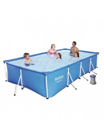 Каркасный бассейн Bestway 56424 Steel Pro 400х211х81 см с фильтр-насосом 