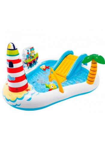 Надувной игровой центр Intex 57162 «Веселая Рыбалка», 218 x 188 x 99 см
