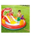 Надувной игровой центр Intex 57160 «Счастливий Дино» 259 x 165 x 107 см, с горкой