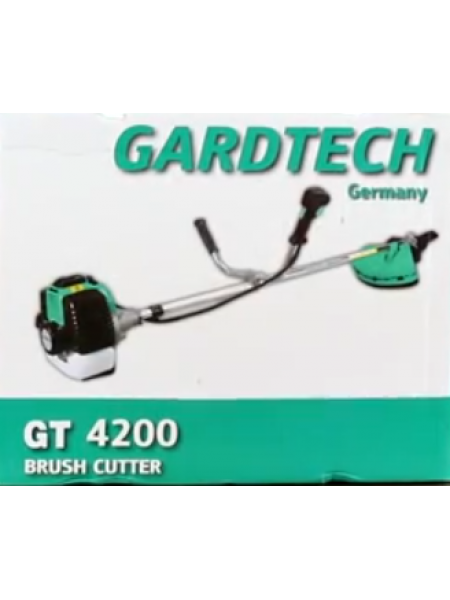 Бензотриммер Gardtech GТ 4200 (1 шпуля-полуавтомат, 1 нож трехлопастной) Бензотриммер Gardtech GТ 4200 (1 шпуля-полуавтомат, 1 нож трехлопастной)