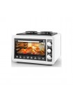 Духовка настольная  EFBA 1005 White (36л.) (с конфорками)
