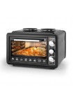 Духовка настольная EFBA 1005 Black (36л.) (с конфорками)
