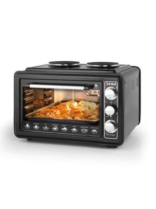 Духовка настольная EFBA 1005 Black (36л.) (с конфорками) Духовка настольная EFBA 1005 Black (36л.) (с конфорками)