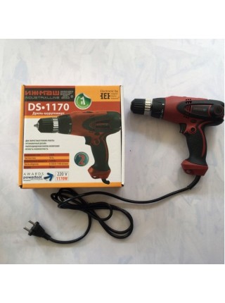 Мережевий шуруповерт Іжмаш Industrialline DS 1170 2-х швидкісний з мет.