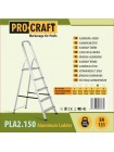 Драбина-стрем'янка алюмінієва Procraft PLA2.150