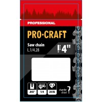 Ланцюг для ланцюгової пилки Procraft L.1/4.28 Universal 1/4" шаг 28 зв.