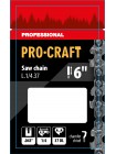 Ланцюг для ланцюгової пилки Procraft L.1/4.37 Universal 1/4" шаг 37 зв.