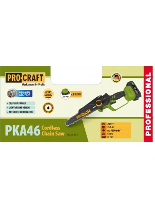 Акумуляторна міні пила Procraft PKA46 (2 акб) Кейс