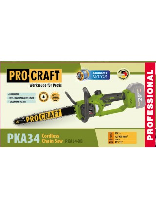 Акумуляторна пила Procraft PKA34 (без акб та зп)