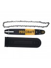 Акумуляторна ланцюгова пила Procraft PKA38 + 1 акб 4Аг + ЗП charger20/1 + Олива для ланцюга 1л