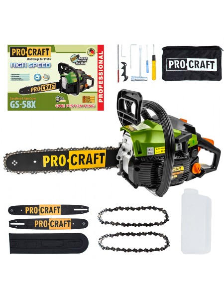 Бензопила Procraft GS-58X