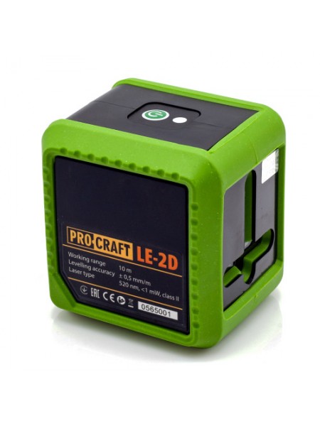 Лазерный уровень PRO-CRAFT LE-2D GREEN LINE NEW