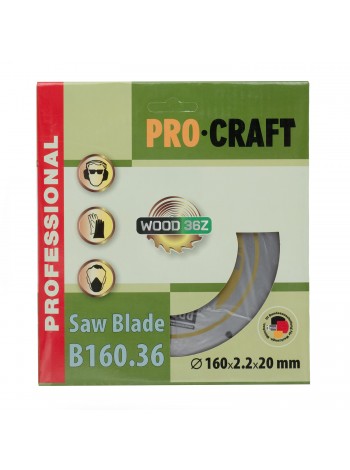 Пиляльний диск Procraft B160.36 36T (по дереву)