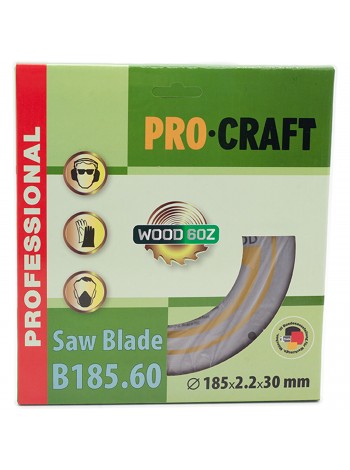 Пиляльний диск Procraft B185.60 60T (по дереву)