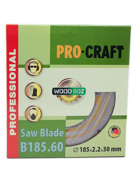 Пиляльний диск Procraft B185.60 60T (по дереву)