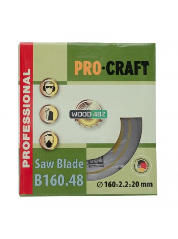 Пиляльний диск Procraft B160.48 48T (по дереву)