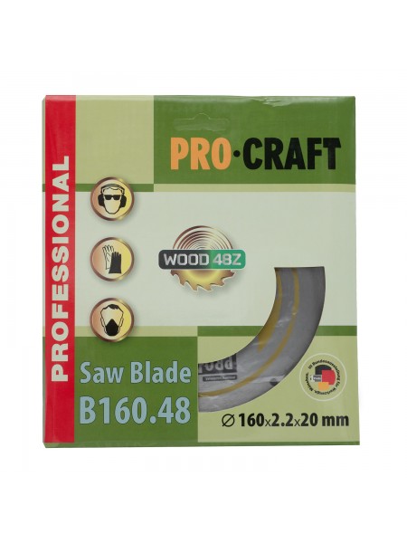Пиляльний диск Procraft B160.48 48T (по дереву)