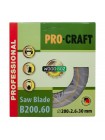 Пиляльний диск Procraft B200.60 60T (по дереву)