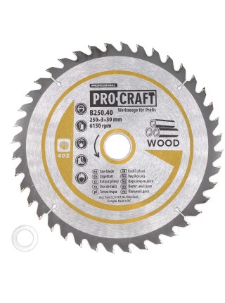 Пиляльний диск Procraft B250.40 40T (по дереву)