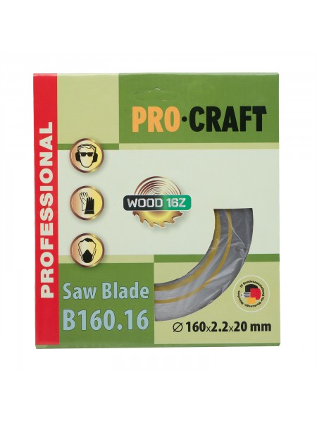 Пиляльний диск Procraft B160.16 16T (по дереву)