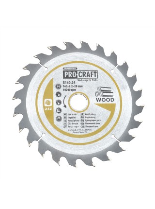 Пиляльний диск Procraft B160.24 24T (по дереву)
