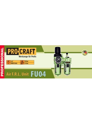 Блок підготовки повітря 1/4" Procraft FU04