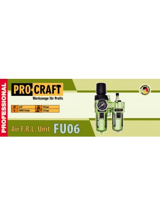 Блок підготовки повітря 3/8" Procraft FU06