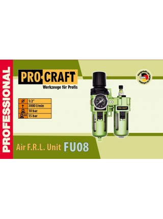 Блок підготовки повітря 1/2" Procraft FU08