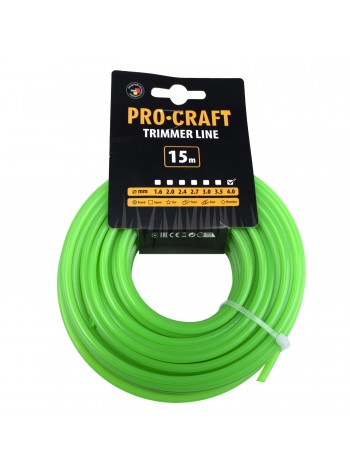 Волосінь круг Procraft 4мм 15м