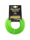 Волосінь квадрат Procraft 3мм 15м