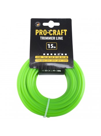 Волосінь квадрат Procraft 3мм 15м