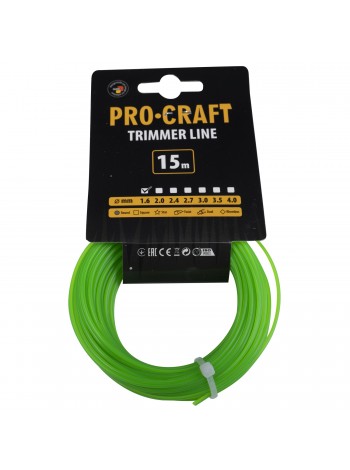 Волосінь круг Procraft 1.6мм 15м