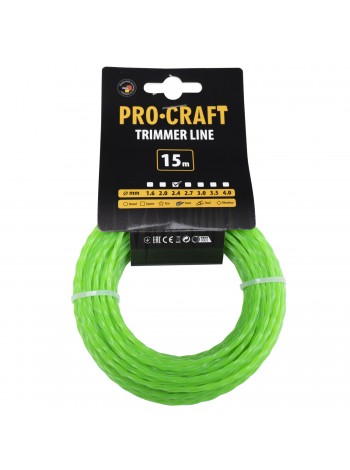 Волосінь спіраль Procraft 2.4мм 15м