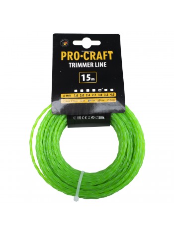 Волосінь спіраль Procraft 3мм 15м